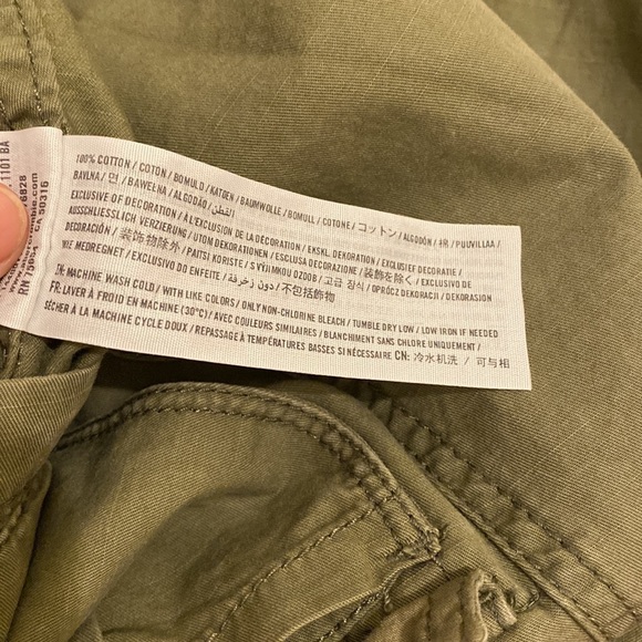 Abercrombie & Fitch 100% cotton green vest . Very good condition - Picture 11 of 12